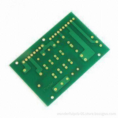 FR2 PCB with Green Soldermask, and HASL Surface Finish